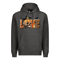 Charcoal Heather Halloween Love Premium Hoodie - texasbilliewilder