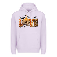 Lilac Halloween Love Premium Hoodie - texasbilliewilder