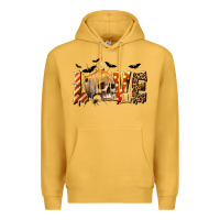 Mustard Halloween Love Premium Hoodie - texasbilliewilder