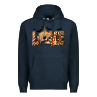 Navy Halloween Love Premium Hoodie - texasbilliewilder