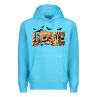 Ocean Blue Halloween Love Premium Hoodie - texasbilliewilder