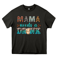 Asphalt mama needs a drink Heavy Core Tee - texasbilliewilder
