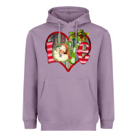 Lavender Love Christmas Santa Heavyweight Hoodie - Bettercallsaul