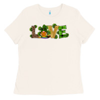 St Patricks Day Gnomes Shamrock Horseshoes Love Ladies Tee | Teevron