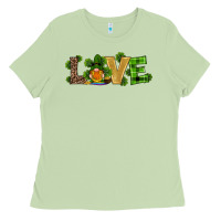 Matcha st patricks day gnomes shamrock horseshoes love Ladies Tee - RanaPortraitStore
