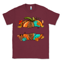 Burgundy custom pumpkin name Classic Tee - NancyCooperArtShop