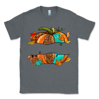 Charcoal Heather custom pumpkin name Classic Tee - NancyCooperArtShop