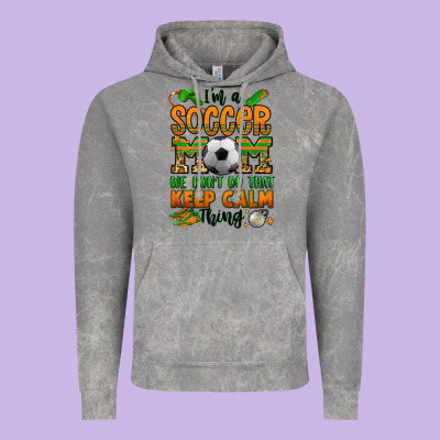 I'm A Soccer Mom We Don't Do That Keep Calm Thing Vintage Hoodie Designed By Jasminsmagicworld