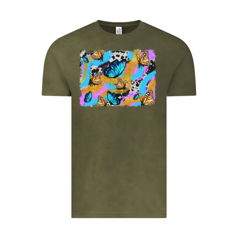 Easter Butterfly With Glitter And Cowhide  Background Vintage Tee by Artiststas | Teevron