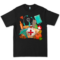 Black nurse  and fall Premium Tee - AdoDesignShop