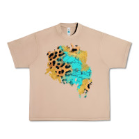 Burro glitter leopard turquoise patch Urban Heavy Tee - AdoDesignShop
