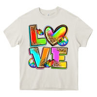 Cream love pride Heavy Core Tee - Zillion Design Studio
