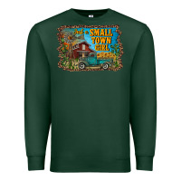 Sports Green just a small town girl Premium Sweatshirt - RanaPortraitStore