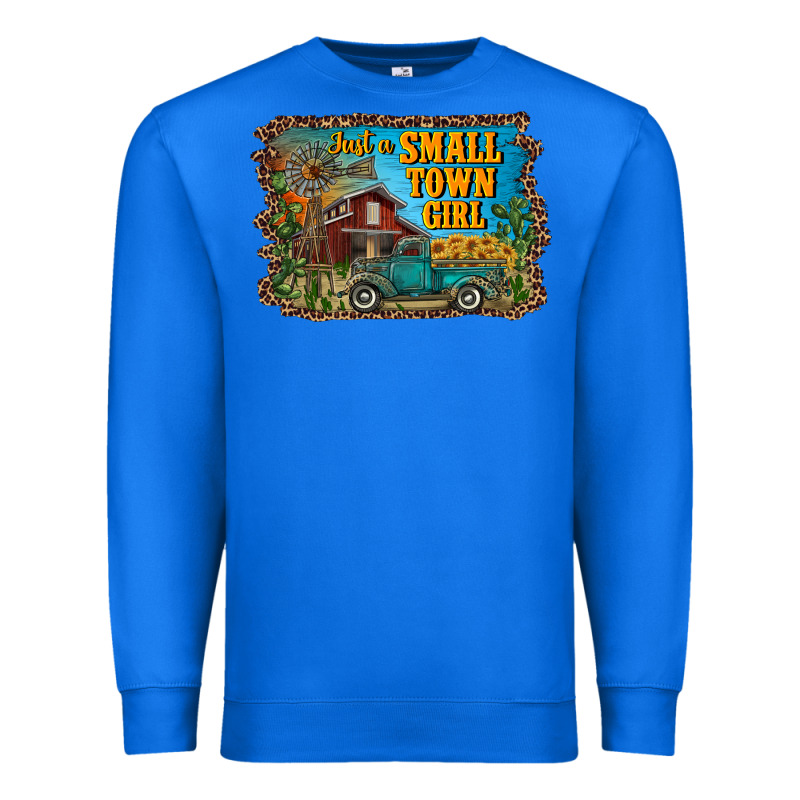 Just A Small Town Girl Premium Sweatshirt by RanaPortraitStore | Teevron