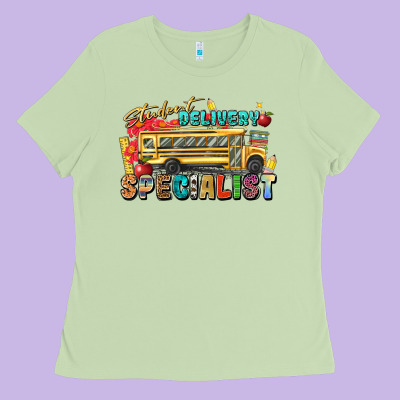 Student Delivery Specialist Ladies Tee Designed By Texasbilliewilder
