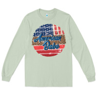 Matcha leopard merica Long Sleeve Tee - MaliasSmallBusiness