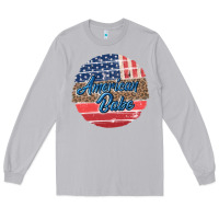 Moon Dust leopard merica Long Sleeve Tee - MaliasSmallBusiness