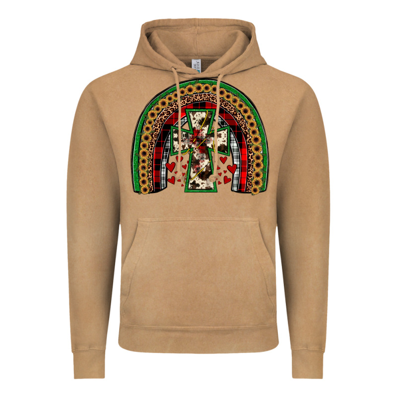 Cross Rainbow Vintage Hoodie by JahusDesignShop | Teevron