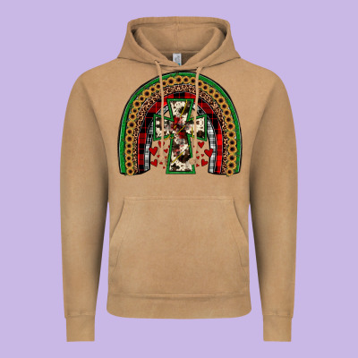 Cross Rainbow Vintage Hoodie Designed By Jahusdesignshop