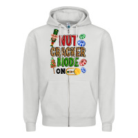 Dove Grey Nutcracker mode on Zipper Hoodie - NancyCooperArtShop