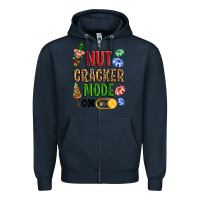 Navy Nutcracker mode on Zipper Hoodie - NancyCooperArtShop