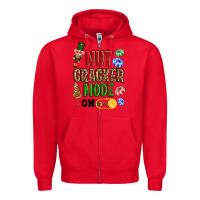 Red Nutcracker mode on Zipper Hoodie - NancyCooperArtShop