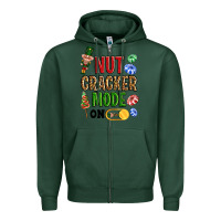 Sports Green Nutcracker mode on Zipper Hoodie - NancyCooperArtShop