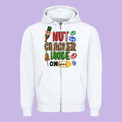 Nutcracker Mode On Zipper Hoodie Designed By Nancycooperartshop