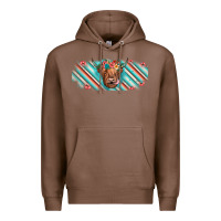 Chestnut cow floral Premium Hoodie - JahusDesignShop