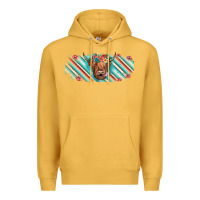 Mustard cow floral Premium Hoodie - JahusDesignShop