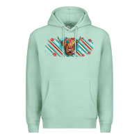Seafoam cow floral Premium Hoodie - JahusDesignShop