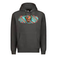 Smoke cow floral Premium Hoodie - JahusDesignShop