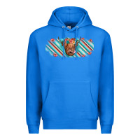 True Royal cow floral Premium Hoodie - JahusDesignShop