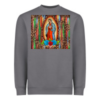 Storm our lady of Guadalupe serape Heavyweight Sweatshirt - BarkalooDesign
