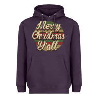 Plum Merry Christmas Y'all Heavyweight Hoodie - Bettercallsaul