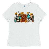 White mom cow Ladies Tee - Zillion Design Studio