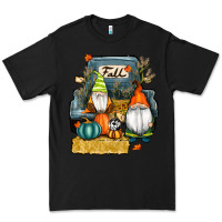 Black farm truck autumn gnomes Premium Tee - RanaPortraitStore