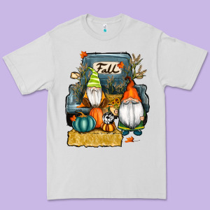 Farm Truck Autumn Gnomes Premium Tee Designed By Ranaportraitstore