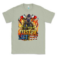 Matcha First In last Out American Firefighter Classic Tee - LillyAllenDesigns