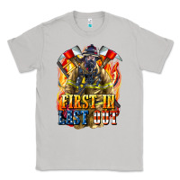 Moon Dust First In last Out American Firefighter Classic Tee - LillyAllenDesigns