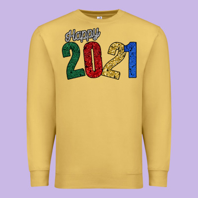 Happy 2021 Premium Sweatshirt Designed By Bettercallsaul