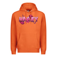 Carrot Personalized Pink Cancer Themed Name Premium Hoodie - NancyCooperArtShop