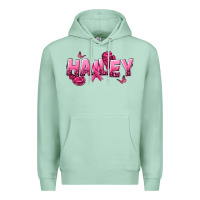 Seafoam Personalized Pink Cancer Themed Name Premium Hoodie - NancyCooperArtShop