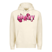 Tofu Personalized Pink Cancer Themed Name Premium Hoodie - NancyCooperArtShop
