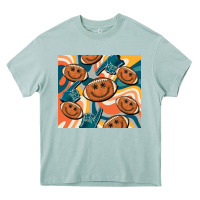 Arona football smiley face Heavy Core Tee - BarkalooDesign
