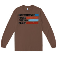 Chestnut indepence power freedom brave Long Sleeve Tee - MaliasSmallBusiness