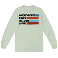 Matcha indepence power freedom brave Long Sleeve Tee - MaliasSmallBusiness