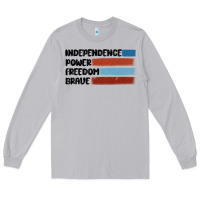 Moon Dust indepence power freedom brave Long Sleeve Tee - MaliasSmallBusiness