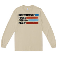 Mushroom indepence power freedom brave Long Sleeve Tee - MaliasSmallBusiness