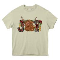 Mossy joy highland cow Heavy Core Tee - RanaPortraitStore